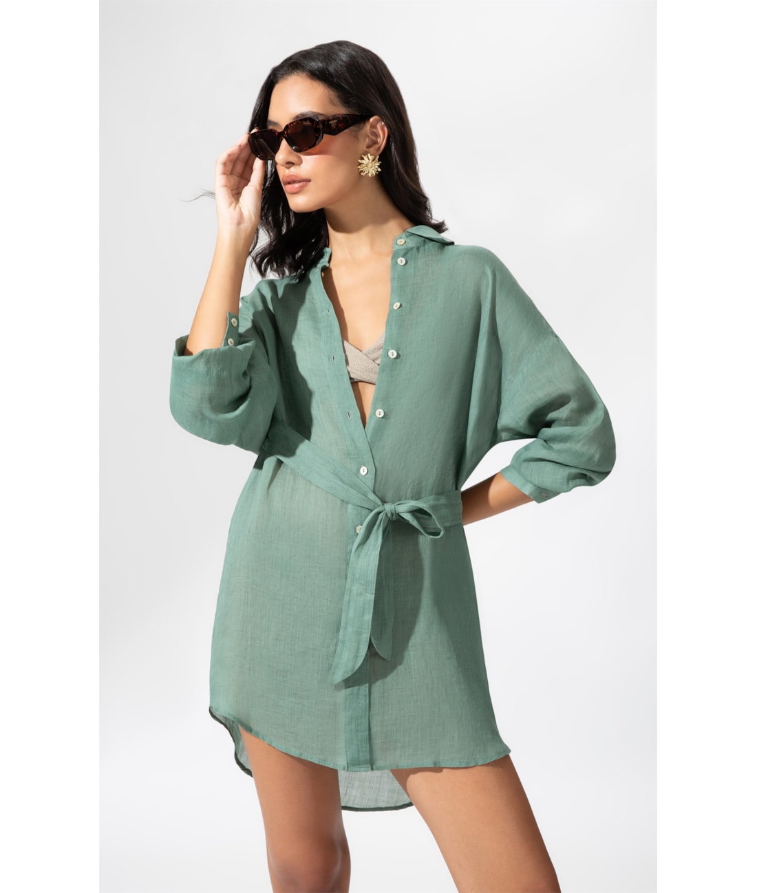 Camisa Rami Cecilia Verde Oliva