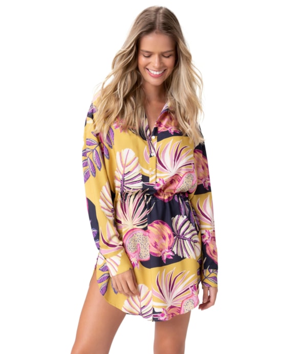 Camisa Resort Canal Roma Amarelo