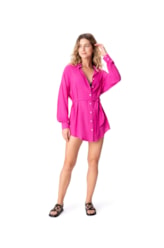 Camisa Resort Cecília Texture Pink