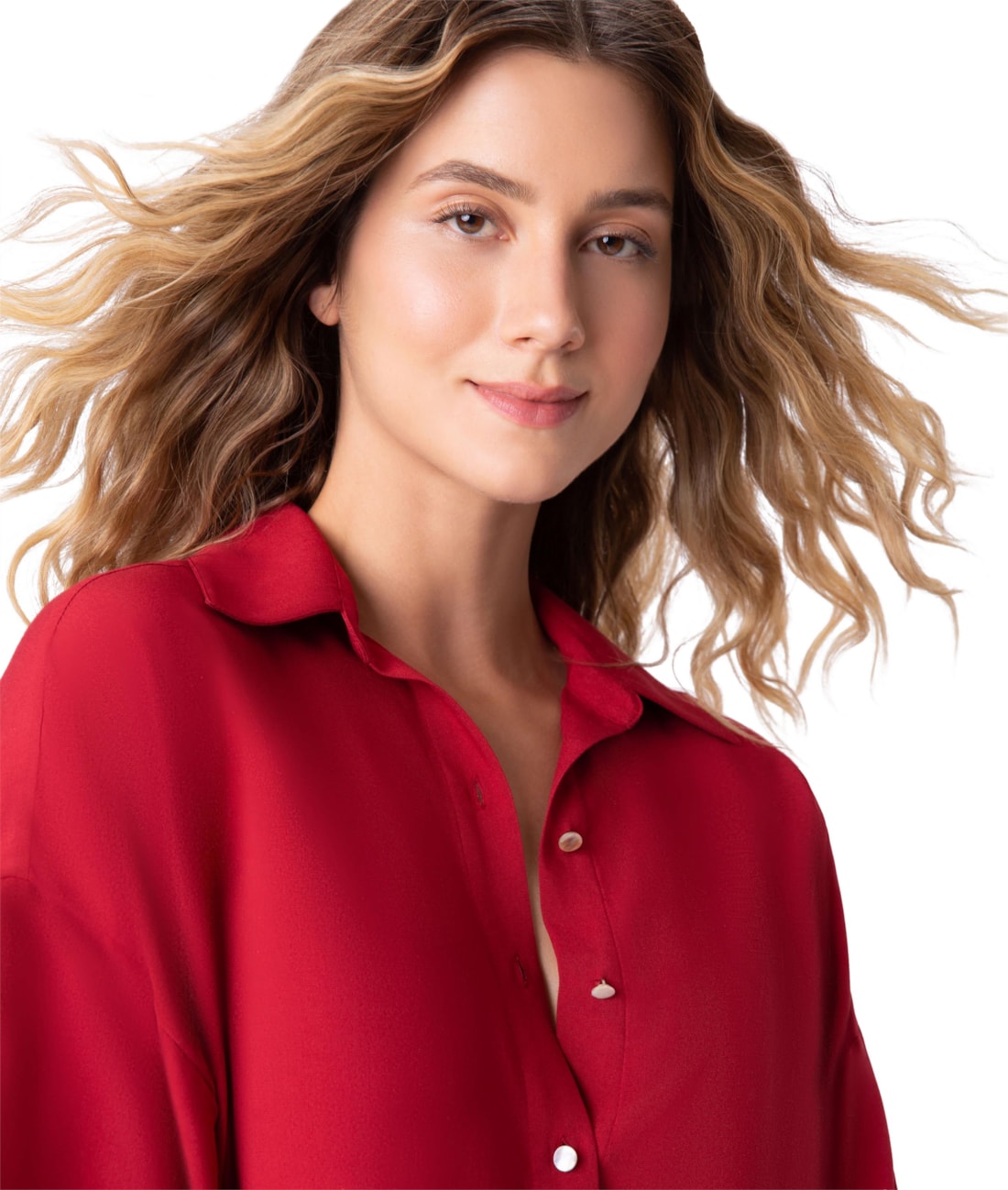 Camisa Resort Linho Blend Vinho
