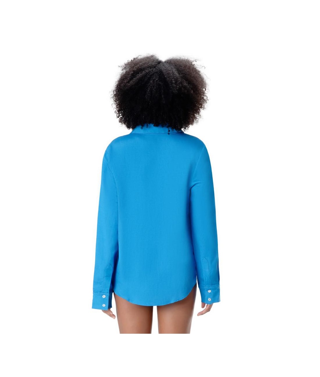 Camisa Resort Social Linho Azul Bic
