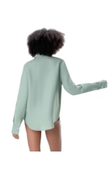 Camisa Resort Social Linho Verde Claro