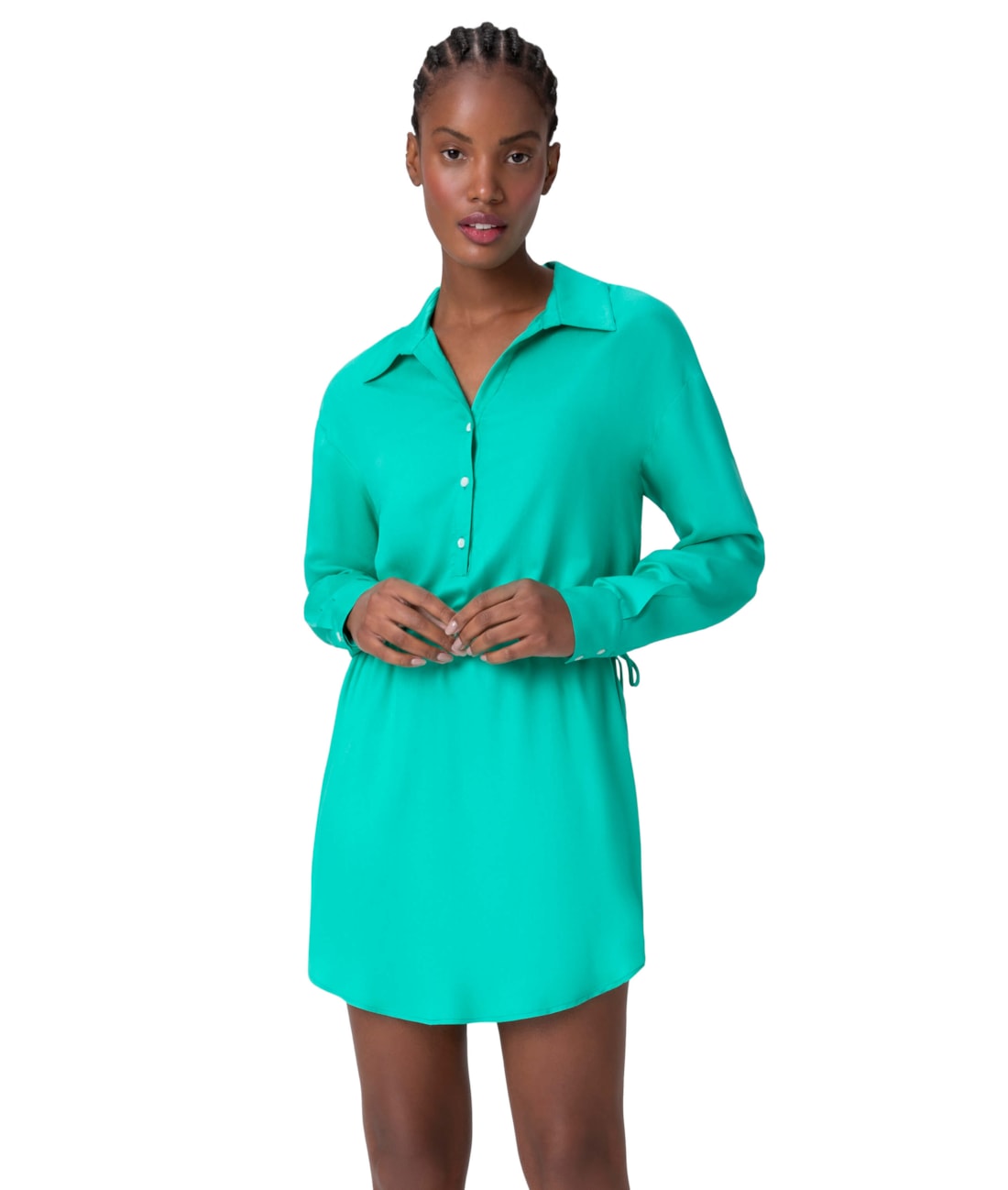 Camisa Resort Visco Dobby Verde Claro