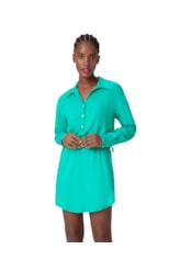 Camisa Resort Visco Dobby Verde Claro