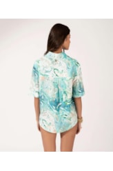 Camisa Sirena Botões Off White