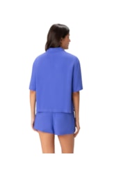 Camisa Visco Texture Azul Bic