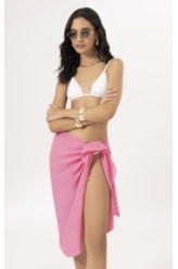 Canga Cotton Plage Rosa