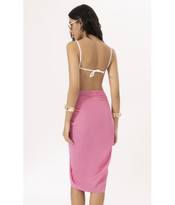 Canga Cotton Plage Rosa