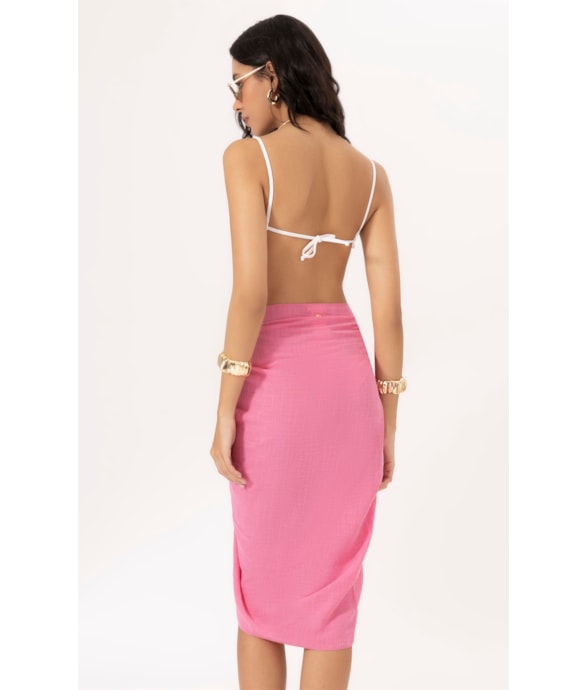 Canga Cotton Plage Rosa