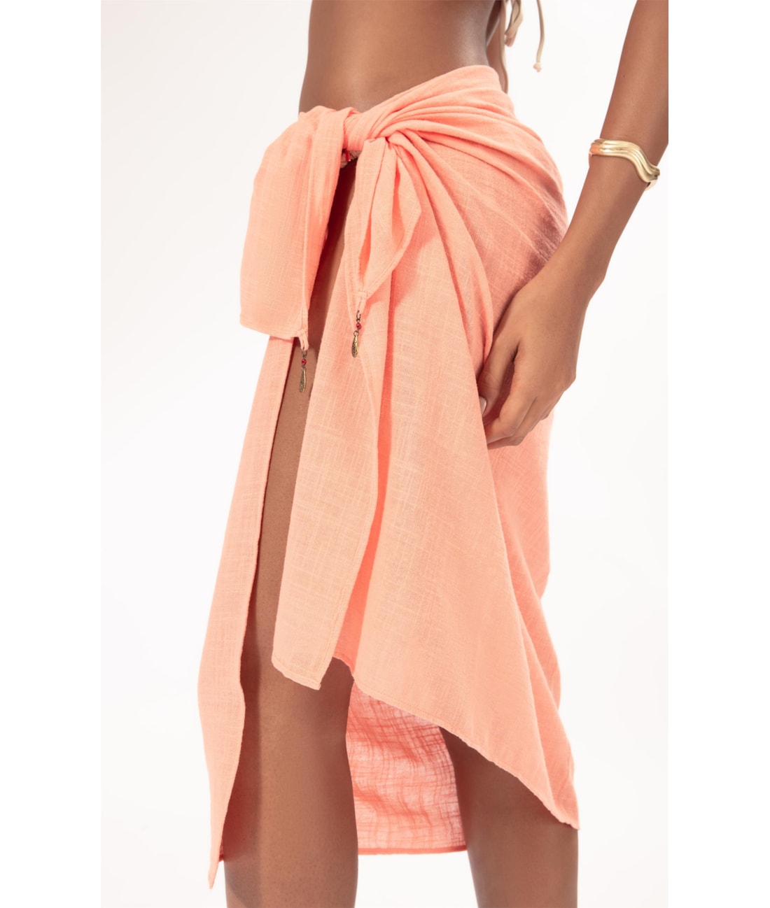Canga Cotton Plage Salmao