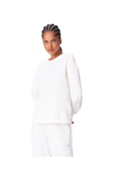 Casaco Holiday Moletom Classic Off White