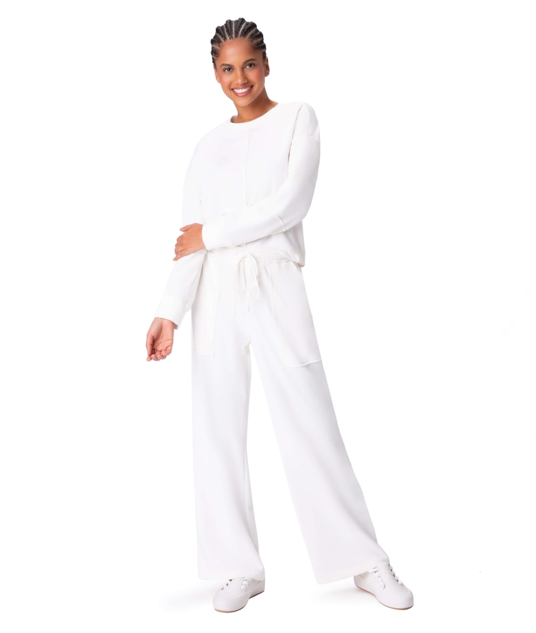 Casaco Holiday Moletom Classic Off White