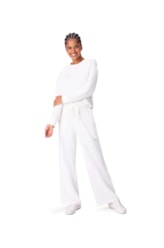 Casaco Holiday Moletom Classic Off White