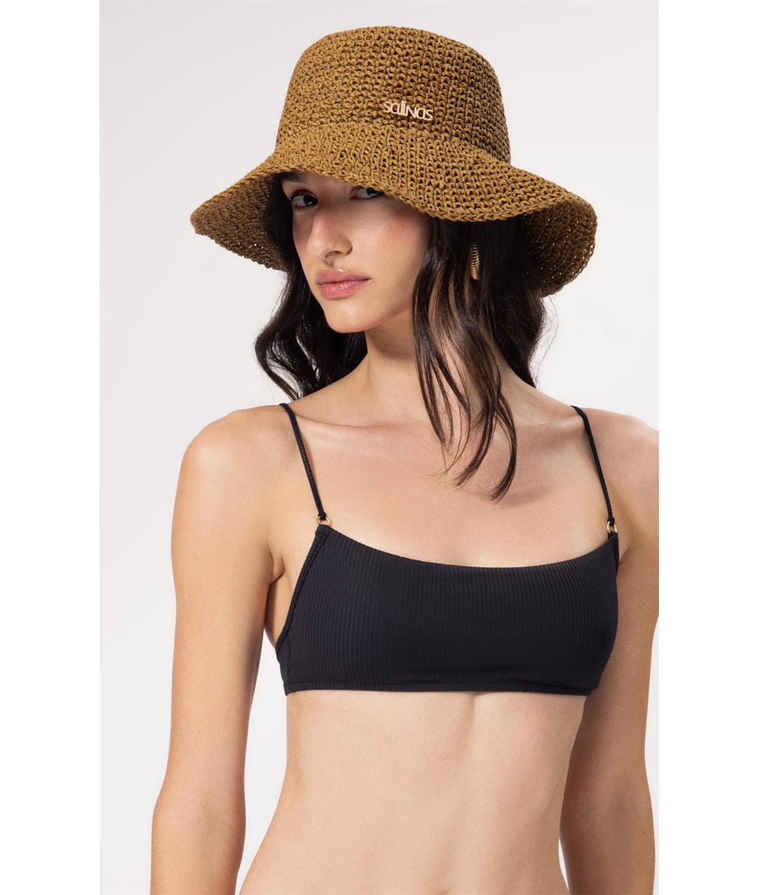 Chapeu Bucket Luna Salinas Taupe