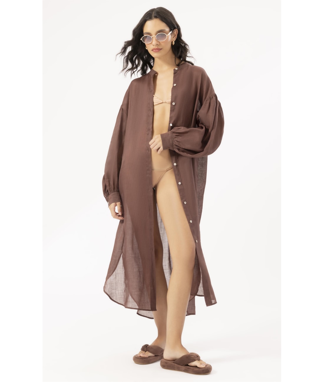 Chemise Rami Marrom