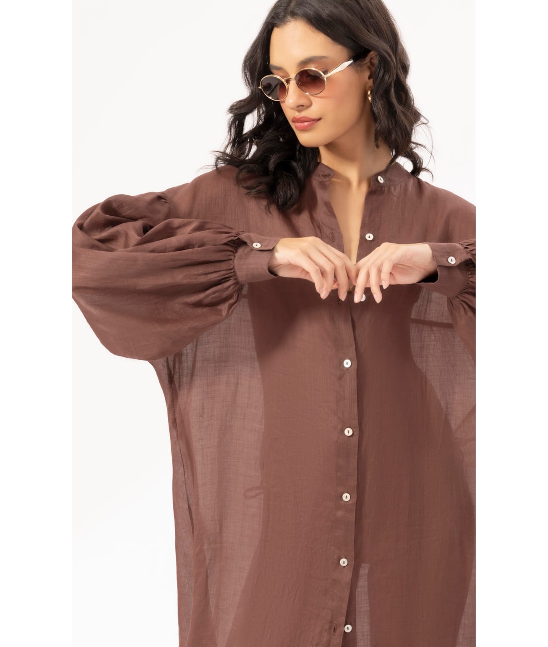 Chemise Rami Marrom