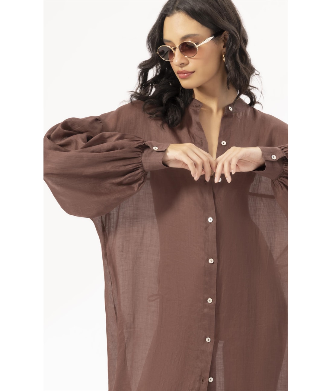 Chemise Rami Marrom