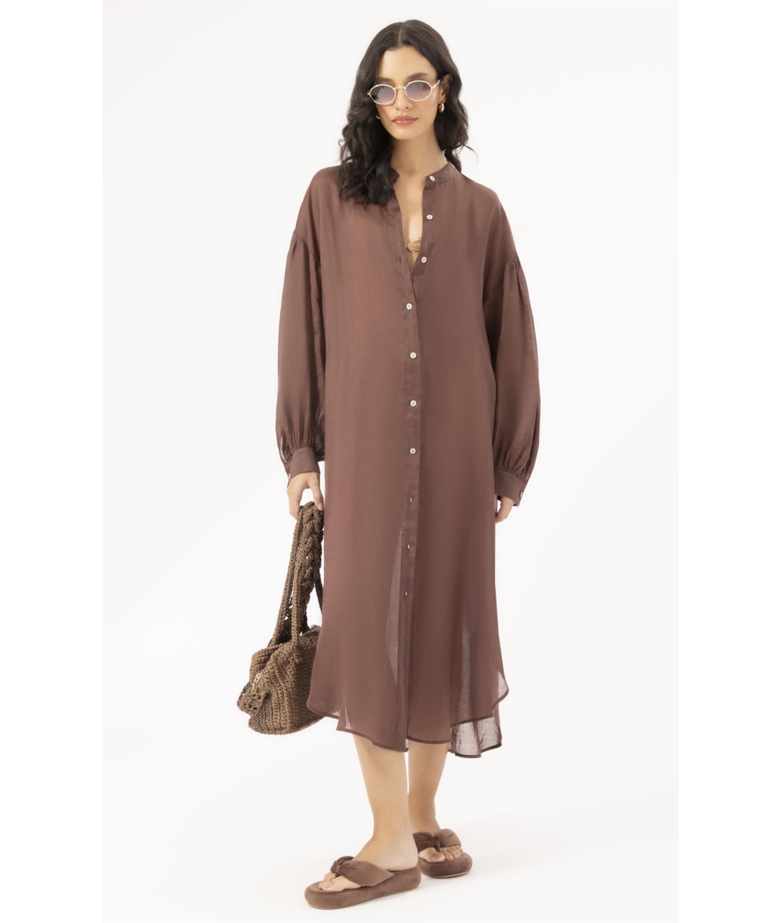 Chemise Rami Marrom