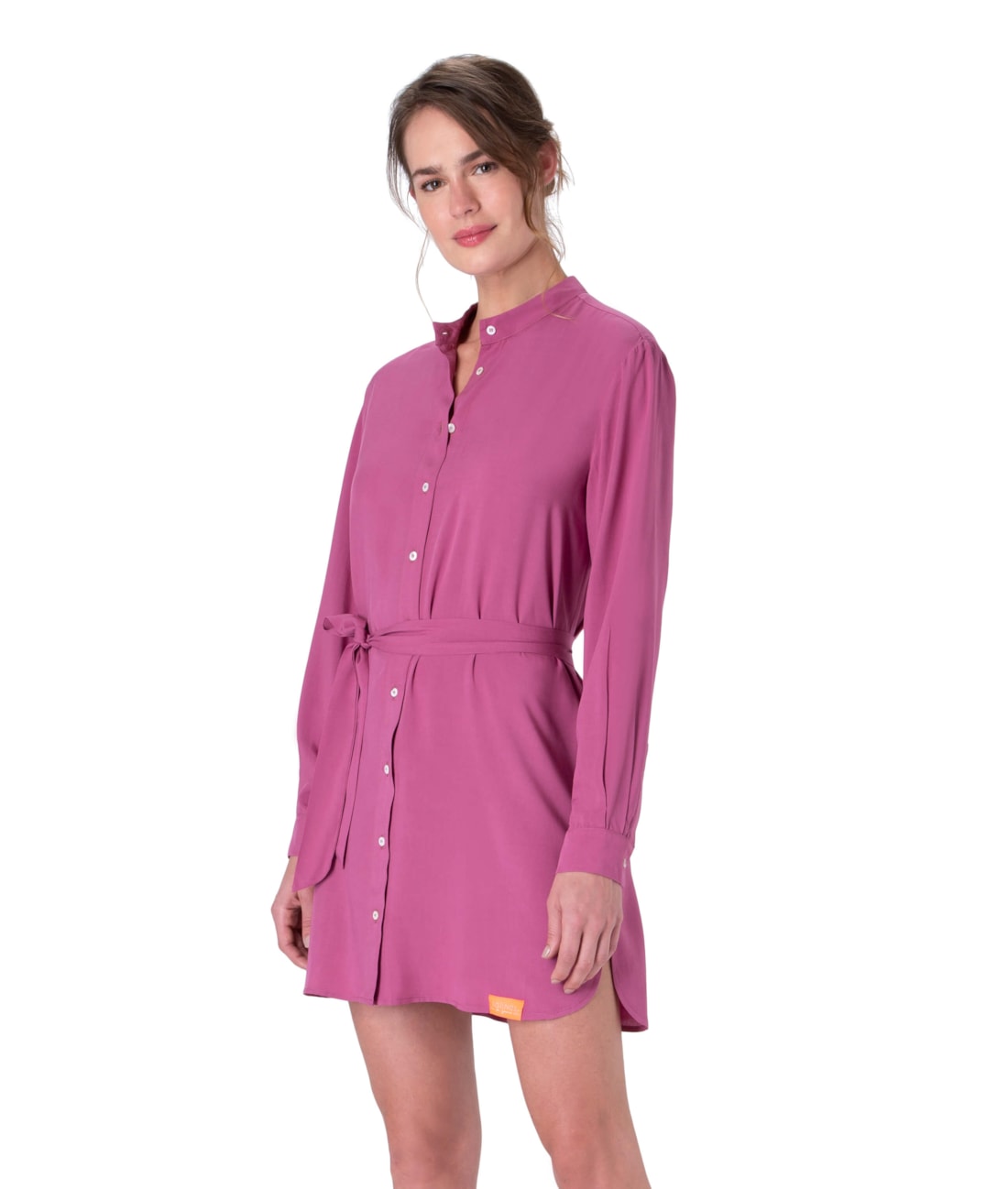 Chemise Resort Amarração Voil Pink