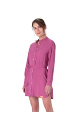 Chemise Resort Amarração Voil Pink
