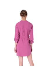 Chemise Resort Amarração Voil Pink
