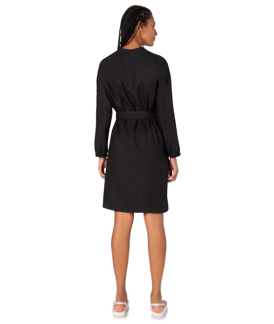 Chemise Visco Linho Preto