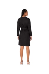 Chemise Visco Linho Preto