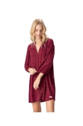 Chemise Visco Texture Bordeaux