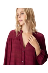 Chemise Visco Texture Bordeaux