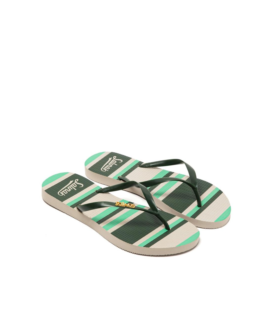 Chinelo Salinas Listras Verde Army