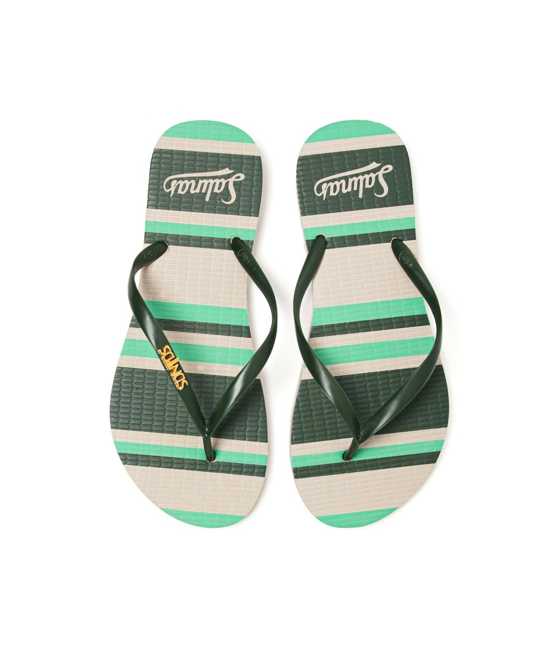 Chinelo Salinas Listras Verde Army
