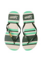 Chinelo Salinas Listras Verde Army