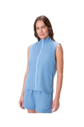 Colete Holiday Nylon Azul Claro