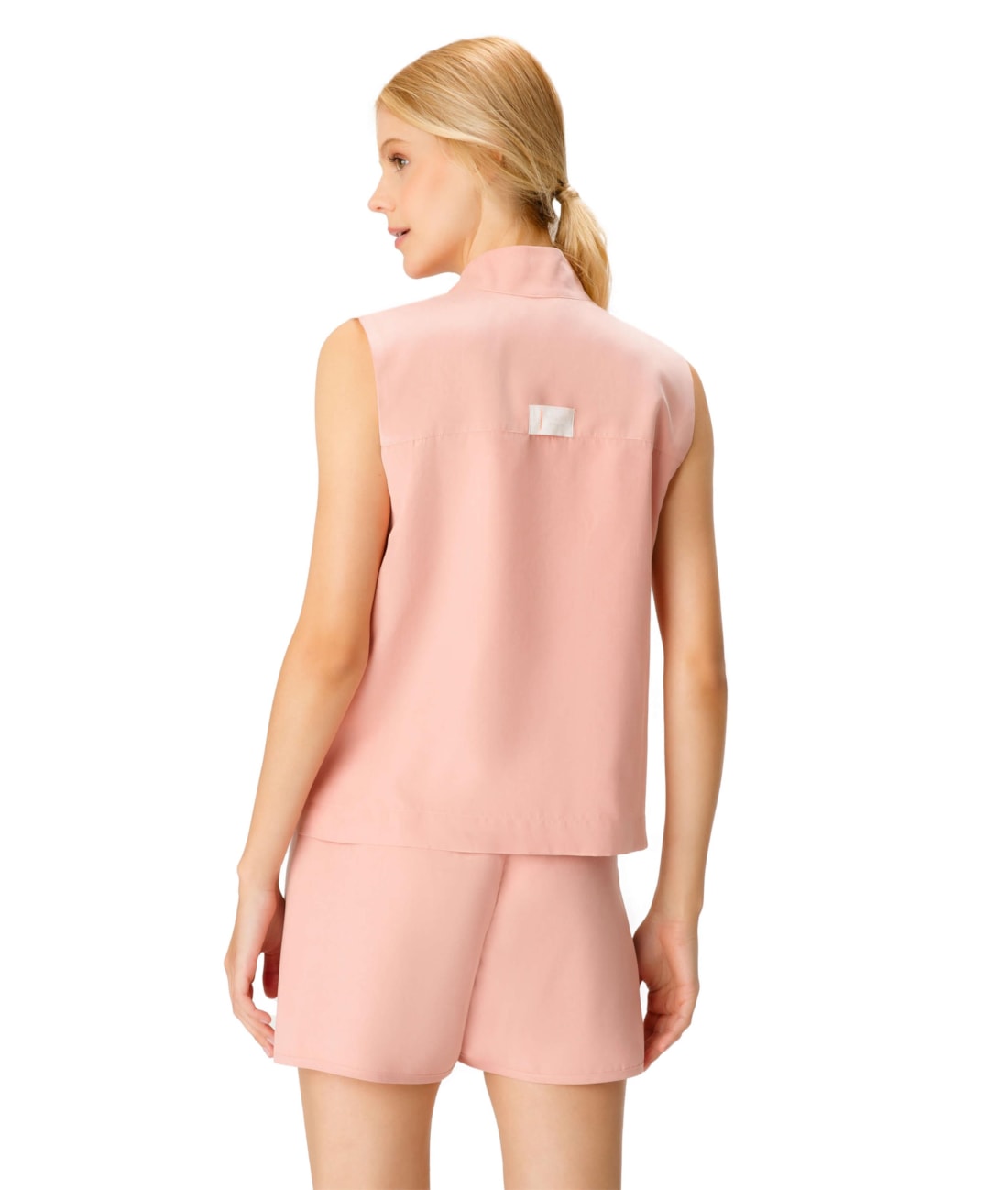Colete Holiday Nylon Rosê