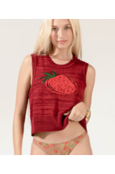 Colete Tricot Berry Vermelho