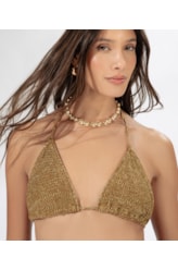 Conjunto Biquíni Tricot Marrom