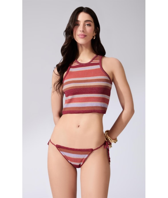 Conjunto Praia Tricot Venice Telha