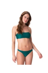 Conjunto Samana Top Faixa Verde Escuro