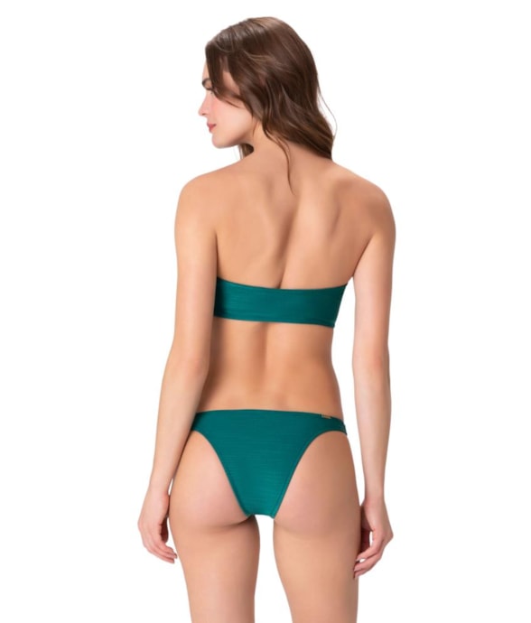 Conjunto Samana Top Faixa Verde Escuro