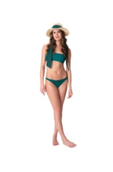 Conjunto Samana Top Faixa Verde Escuro