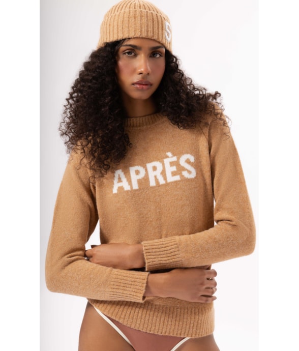 Gorro s Bordado Aspen Caramelo