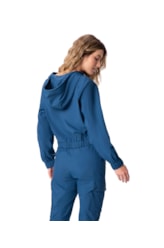 Jaqueta Holiday Com Capuz Azul Jeans
