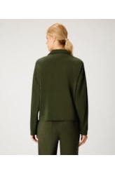 Jaqueta Linen Visco Verde Militar
