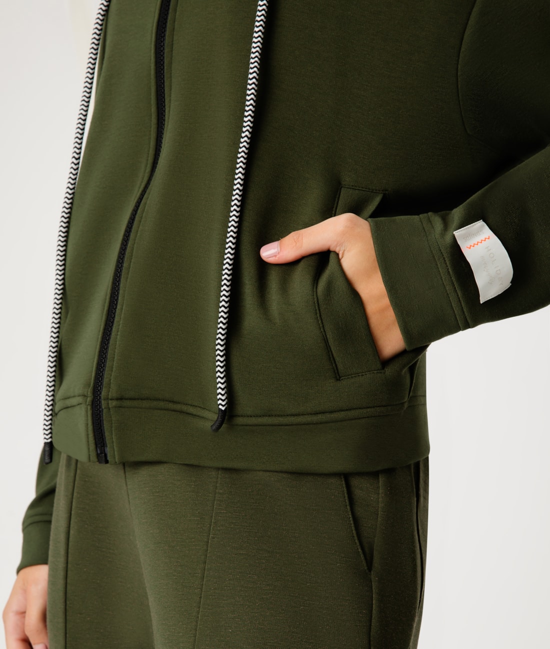 Jaqueta Linen Visco Verde Militar