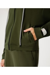 Jaqueta Linen Visco Verde Militar