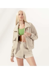Jaqueta Moletom Velvet Areia