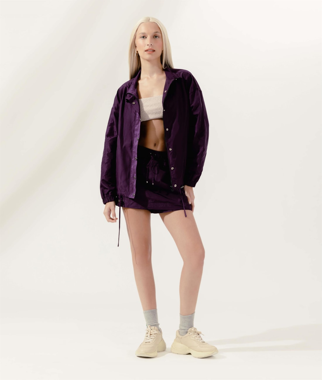 Jaqueta Techno Touch Violeta