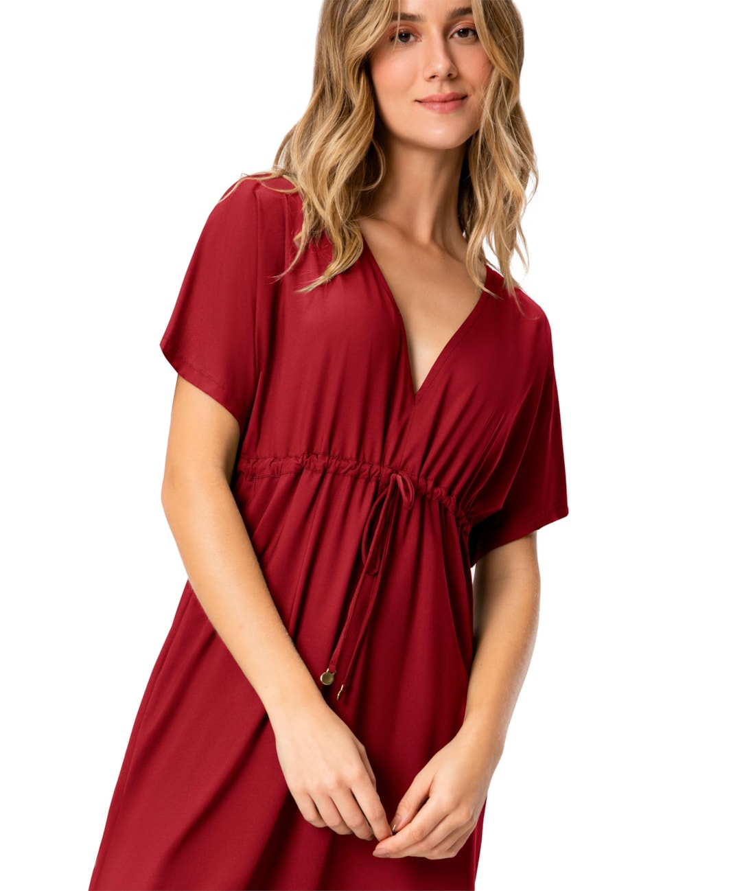 Kaftan Resort Jersey Vermelho