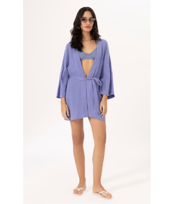 Kimono Cotton Plage Hortencia