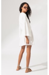 Kimono Cotton Plage Off White